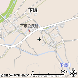 鳥取県八頭郡八頭町下坂周辺の地図