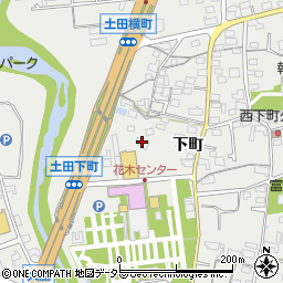 日本ライン花木センター周辺の地図
