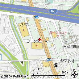 神奈川県厚木市岡田3014周辺の地図