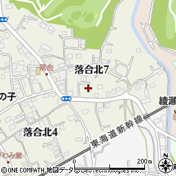 神奈川県綾瀬市落合北7丁目9周辺の地図