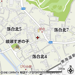 神奈川県綾瀬市落合北5丁目3-35周辺の地図