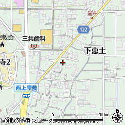 岐阜県可児市下恵土1474周辺の地図