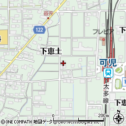 岐阜県可児市下恵土5214周辺の地図