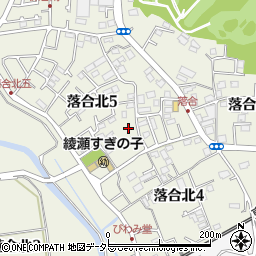 神奈川県綾瀬市落合北5丁目6周辺の地図