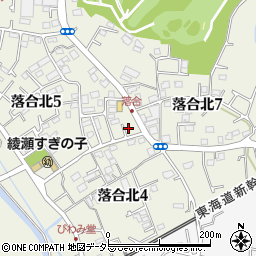 神奈川県綾瀬市落合北5丁目3-22周辺の地図