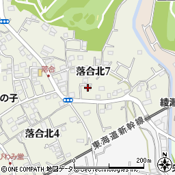 神奈川県綾瀬市落合北7丁目9-45周辺の地図