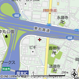 神奈川県厚木市岡田3075周辺の地図
