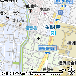 神奈川県横浜市南区大岡2丁目2周辺の地図