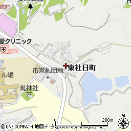 島根県安来市安来町1324周辺の地図