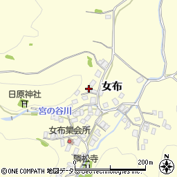京都府舞鶴市女布575周辺の地図