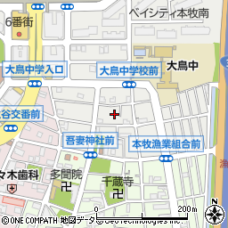 神奈川県横浜市中区本牧原31-8周辺の地図