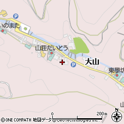 神奈川県伊勢原市大山周辺の地図