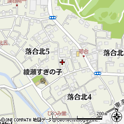 神奈川県綾瀬市落合北5丁目5-2周辺の地図