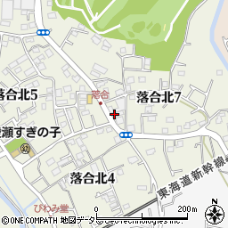 神奈川県綾瀬市落合北7丁目8周辺の地図