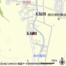 島根県松江市五反田周辺の地図