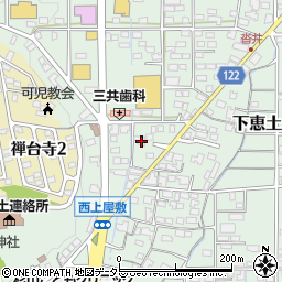 岐阜県可児市下恵土1560周辺の地図