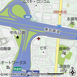 神奈川県厚木市岡田3093周辺の地図