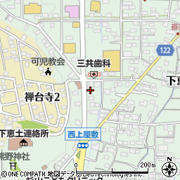 岐阜県可児市下恵土1567周辺の地図