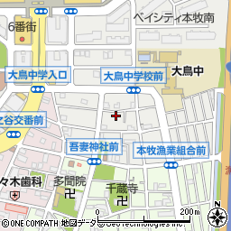 神奈川県横浜市中区本牧原31-3周辺の地図