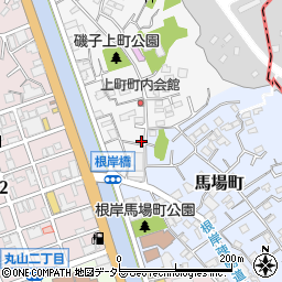 神奈川県横浜市磯子区上町3-21周辺の地図