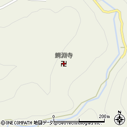 鰐淵寺周辺の地図