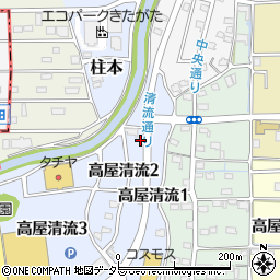 岐阜県本巣郡北方町高屋清流2丁目7周辺の地図