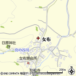 京都府舞鶴市女布579周辺の地図