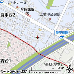 神奈川県厚木市愛甲西2丁目4-3周辺の地図