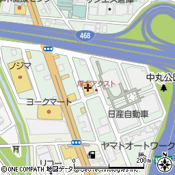神奈川県厚木市岡田3030周辺の地図