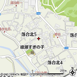 神奈川県綾瀬市落合北5丁目6-6周辺の地図