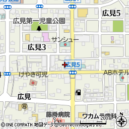 ファミリーマート可児広見田中店周辺の地図