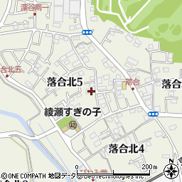 神奈川県綾瀬市落合北5丁目6-5周辺の地図
