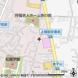 神奈川県横浜市泉区上飯田町2037-6周辺の地図