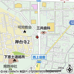 東上屋敷公民館周辺の地図