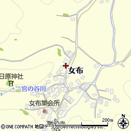 京都府舞鶴市女布581周辺の地図