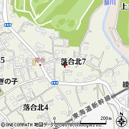 神奈川県綾瀬市落合北7丁目10-10周辺の地図