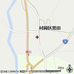 兵庫県美方郡香美町村岡区黒田1038周辺の地図