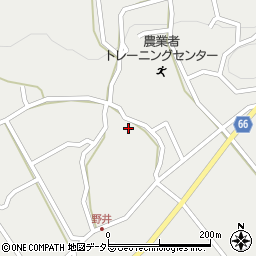 岐阜県恵那市三郷町野井1977周辺の地図