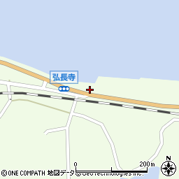 弘長寺周辺の地図