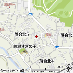 神奈川県綾瀬市落合北5丁目2-24周辺の地図