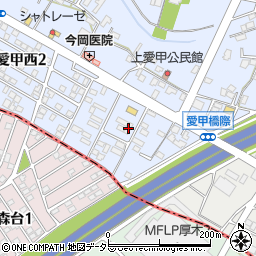 神奈川県厚木市愛甲西2丁目4-23周辺の地図