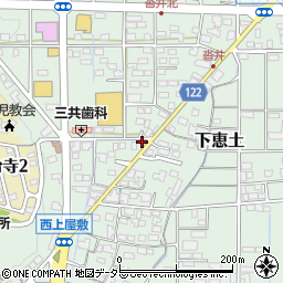 岐阜県可児市下恵土1555周辺の地図