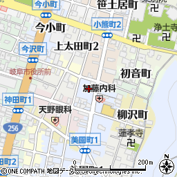 名鉄協商岐阜金屋町駐車場周辺の地図