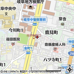 岐阜県岐阜市明徳町2周辺の地図