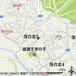 神奈川県綾瀬市落合北5丁目6-49周辺の地図