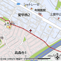 神奈川県厚木市愛甲西2丁目7-3周辺の地図