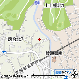 神奈川県綾瀬市落合北7丁目15周辺の地図