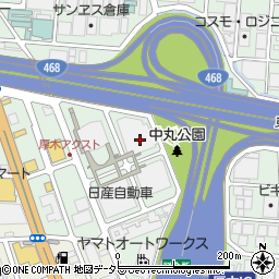 神奈川県厚木市岡田3051周辺の地図