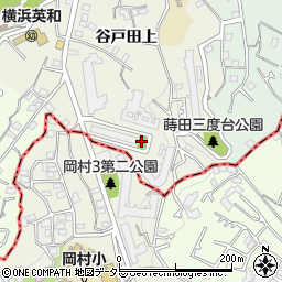谷戸田公園周辺の地図