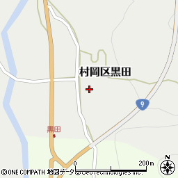 兵庫県美方郡香美町村岡区黒田1112周辺の地図